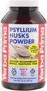Yerba Prima Psyllium Husks 섬유 분말, 12 Ounce - 천연 섬유 보충 - Colon Cleanse - Gut Health - Vegan, Non-GMO, 글루텐 무료