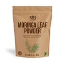 MB 허브 모링가 잎 분말 8 oz (227g / 0.5 LB) | 100 % 순수한 모링가 분말 | 음료 및 스무디에서 쉽게 혼합 | 보존제