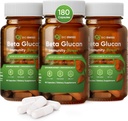 Bio Swiss Beta Glucan Immunity Power - 1,3D-1,6D Glucan with Vitamin D - 강화 된 방어 및 웰빙을위한 면역 지원 보충 - Vegan, Gluten-Free (180 캡슐)