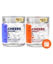 Cheers Liver Combo | Restore + Protect | 지원 라이브 & Feel Better 애프터 음주 | DHM, L-Cysteine, 밀크 이틀, Prickly Pear, B-Vitamins | 12 복용량 복원, 30 복용량 보호 | 보충제