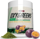 EHP Labs OxyGreens Super Greens Powder - Spirulina & Chlorella Superfood, Green Juice Powder & Green은 Prebiotic Fiber, Antioxidants & Immunity Support, 30 Serves (Passionfruit)로 보충합니다.