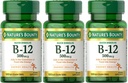 Nature 's Bounty B-12 빠른 정제 500 Mcg, 300 정제 (3 X 100 카운트 병)