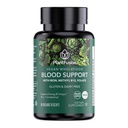 PlantFusion Vegan Iron Supplement for Women & Men - 비타민 C, 메틸 B12, Folate를 가진 Gentle Plant-Based Iron - 에너지, 빈혈 및 혈액 지원, 60 캡슐을 위한 비 규정식, 전체적인 철 알약