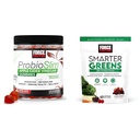 Force Factor ProbioSlim Apple Cider Vinegar Gummies 유기농, LactoSpore & Smarter Greens Superfood Chews, Greens 및 Superfoods with Probiotics, 산화 방지제