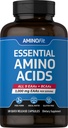 Piping Rock Essential Amino Acids 보충 | 3000mg | 180 캡슐 | 남성과 여성을위한 복합 혼합 | EAA 및 BCAA | Non-GMO, 글루텐 프리 | 피트니스 연구소