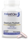 참을성 있는 1개의 크롬 Picolinate 300 mcg | 하트와 대사 건강을 지원하는 보충교재* | 60의 캡슐