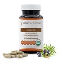 Tribe Juniper 60 캡슐의 비밀, 1000 mg, USDA 유기 Juniper (Juniperus communis) 건조 베리 (60 캡슐)