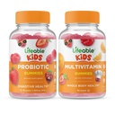 Lifeable Probiotic 2 억 CFU Kids + Multivitamin Kids, Gummies 번들 - 훌륭한 타스팅, 비타민 보충, 글루텐 무료, GMO 무료, Chewable Gummy