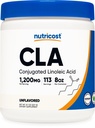 Nutricost CLA (주류 Linoleic 산) 8oz (227g) 분말 - 글루텐 무료, GMO 무료 CLA 보충