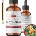 유기 Ashwagandha 액체 드롭, Ashwagandha 뿌리 Tincture, Ashwagandha 추출물 허브 보충제 - 2 Fl Oz