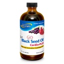 NORTH AMERICAN HERB & SPICE 검정씨 기름 Cardio 플러스 - 8개 fl oz - Muscadine & Pomegranate를 가진 심장 건강을 지원합니다 - 비 GMO - 48의 서빙