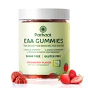 EAA Gummies 120 Gummies (Strawberry), 필수 아미노산 - 모든 9 필수 아미노산 (EAA) 및 모든 분지 체인 아미노산 (BCAAs), 비 GMO, 글루텐 무료, 채식 친화적 인