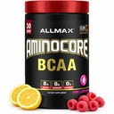 ALLMAX 영양 AMINOCORE BCAA – 8G BCAAs – 100% 순수한 분지 사슬 아미노산 – 글루텐 자유로운 - 분홍색 Lemonade - 315 그램
