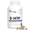 5-HTP - 200mg 5HTP 보충 (5-Hydroxytryptophan) 지원 무드 플러스 수면 *, 스트레스 완화 *, 60 캡슐 - 30 일 공급, 미국에서 만든