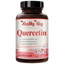 고강도 Quercetin 500mg 캡슐 - 심장 노화 방지 피부 뇌와 면역 지원을위한 매일 강력한 산화 방지제 Quercetin 보충 - Vegan 친절한 글루텐 자유로운 미국 (200의 서빙)