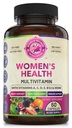 Womens Daily Multivitamin 에너지, 계류, 초점, 머리, 피부 및 못을 위한 다국적 보충교재. 30+ Nutrients, Fruit & Energy Blend로 여성용 제작 여성 비타민 60 캡슐. 미국에서 만든.