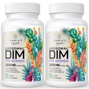 Liposomal DIM 보충교재 - 1500 mg 여자 DIM 보충교재 - 에스트로겐 보충교재는 비타민 E, 저녁 Primrose, 까만 Cohosh, Omega-3 지방산 (2 팩)를 포함합니다