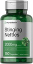Horbäach Sting Nettle 캡슐 2000mg | 150 개 | 초본 잎 추출물 보충교재 | Non-GMO, 글루텐 무료