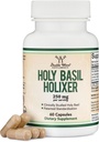 Tulsi Holy Basil Capsules (Holixer Formula) - 세계는 임상적으로 장식 된 Holy Basil Leaf Extract (Clinically Shown results After 60 Days of Use)를 두 배 나무에 의해 계류 및 휴식