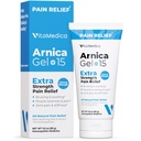 VitaMedica Arnica 젤 플러스 15 치유 식물 화합물, Bruising, Swelling, 합동 고통, 근육 Soreness & 뻣뻣함, All-Natural, 식물 기초를 두는 고통 구호를 위한 여분 힘 정립