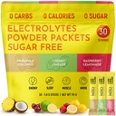 Keto Vitals Tropical Keto Electrolytes Powder No Sugar - 칼륨, 마그네슘, 나트륨, 및 칼슘과 전기로 tes - 설탕 무료 Electrolyte Powder Packets Drink Mix & Hydration Powder, 30 서빙