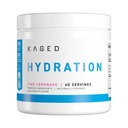 Kaged Electrolyte Hydration Powder Hydracharge Pink Lemonade Sports Drink for Men and Women Pre, Post, 인트라 운동 보충 60 서빙