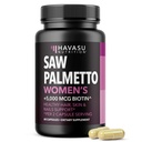 Biotin 5000mcg를 가진 여자를 위한 톱 팔로토 - 머리, 피부 및 못 건강을 지원하는 강력한 DHT 차단제 - 60 조사 - 더 강한을 위한 비 GMO 비타민, 가득 차있는 보기 자물쇠 - 1 달 공급