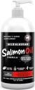 애완 동물 야생 알래스카 Salmon 오일 개 & 고양이 - 오메가 3 물고기 오일과 Pollock & Salmon 민감한 피부 & 코트 건강. EPA & DHA Ease Itching는, 합동, 면역 & 심장 건강 (16oz)를 지원합니다