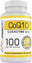 MAAC10 100mg CoQ10 (60 캡슐) | 에너지 레벨용 산화 방지제 CoEnzyme Q10 - 비 GMO, 글루텐 프리, 채식 (60 일 공급)