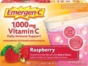 Alacer Emergen-C 비타민 C Fizzy 음료 혼합 라즈베리 - 1000 Mg - 30 패킷