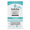 GoLive Probiotics & Prebiotics for Women and Men Glow for Beauty, Sugar-Free Synbiotic Powder. +25 Bllion CFUs; 10 건강, 면역 및 소화 건강, 10 카운트 (팩 1)