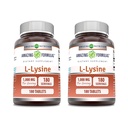 Amazing Formulas L-Lysine 1000mg Amino Acid Tablets Supplement | Non-GMO | 글루텐 프리 | 미국에서 제작 (180 | 2 Pack)