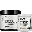 배럴 성능 영양 BPN 크레아틴 Monohydrate & 강한 녹색 뭉치