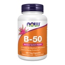 지금 식품 보충제, 비타민 B-50 mg, 에너지 생산 *, 신경 시스템 건강 *, 100 Veg 캡슐