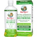 MaryRuth Organics Extra Strength Nighttime Liquid Multimineral | Sugar Free | Calm Magnesium Citrate | NO Melatonin | 칼슘 마그네슘 아연 | 근육 휴식 | 레몬 맛 | Vegan | 32 인