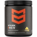 MTN OPS Yeti Pre-Workout 분말 Creatine, 200mg Caffeine & Beta Alanine, 30-Serving Tub, 파인애플 호감과 함께 에너지 음료