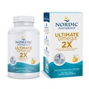 북유럽 자연 궁극적 오메가 2X, 레몬 맛 - 120 소프트 젤 - 2150 mg 오메가 3 - EPA 및 DHA와 높은 순수한 생선 오일 - 뇌 및 심장 건강 증진 - Non-GMO - 60 서빙
