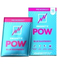 EBOOST POW Natural Pre Workout Powder - 15 Packets, Blue Raspberry - Preworkout Energy Booster Gym Supplement Drink Mix for Men and Women - 공연, 공동 이동성 지원 - 글루텐 프리