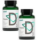 Puori 비타민 D3 Softgels, 2500 IU (62.5 mcg) - 면역 체계 지원, 뼈 건강 & 조밀도 및 건강한 근육 기능을 위한 빠른 흡수 비타민 D3 보충교재 - 비 GMO & 글루텐 자유로운 - 240 조사