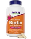 지금 음식 여분 힘 Biotin 10,000mcg/10 mg - 200 조사 - 머리, 피부, 못 - 남자와 여자를 위한 보충교재 - B7 비타민 - 채식주의자, 채식주의자, 비 GMO
