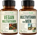 Vegan Multivitamins for Vegans and Vegetarians & 남성용 멀티비타민