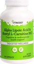 Vitacost 알파 Lipoic 산 & Acetyl L Carnitine HCl - 봉사 당 1,600 mg - Vitacost 상표에 의하여 240의 캡슐