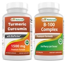 심황 쿠르쿠민 1500mg & B-100 복합 단지