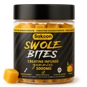 Creatine Gummies 5000mg - Vegan - 근육 빌더 - 강도 및 에너지 지원 - 120 카운트 - 망고 맛 - 남성 및 여성을위한 크레아틴 Monohydrate 보충