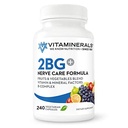 Vitaminerals 2BG+TM B Complex Immune Support 높은 Potency B Complex | 과일 및 야채 혼합 | 240 Veggie Caps
