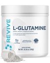Revive Gut L 글루타민 분말 MD - 성인을 위한 근육 회복 & 면역 체계 승압기 - 소화 건강 & 감소 근육 Soreness를 승진시킵니다 - 면역력 & 소화 Vegan 순수한 L 글루타민 보충교재