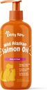 Zesty Paws Wild Alaskan Salmon Oil for Dogs and Cats- Skin and Coat Support, 애완 동물을위한 오메가 3 보충, 16oz, 펌프 탑