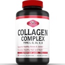Olympian Labs Multi Collagen Complex Type I, II, III, V, X, Hair, Nails, Joint, Gut Health, 90 Caps, 30일 공급