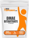 BulkSupplements.com DMAE Bitartrate 분말 - Dimethylaminoethanol Bitartrate, DMAE 보충교재 - Unflavored & 글루텐 무료, 서빙 당 350mg, 1kg (2.2 lbs) (1의 포장)