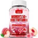 설탕 자유로운 여자 Multivitamin 50 칼슘, 마그네슘, 아연, 비타민 A, C, D3, E, K2, B Complex, Folate, Biotin - 피부, 에너지, 면역 지원을 위한 다 비타민 & 무기